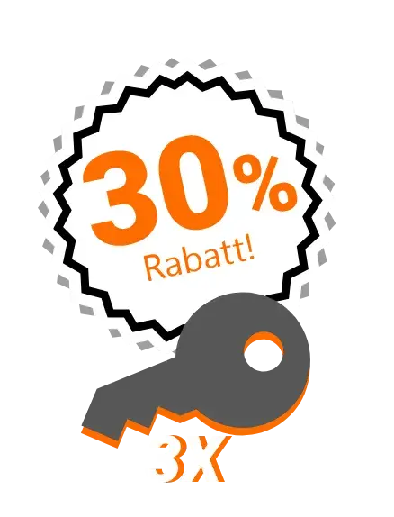 30% Rabatt auf den Kauf von 3 Keys Unlimited