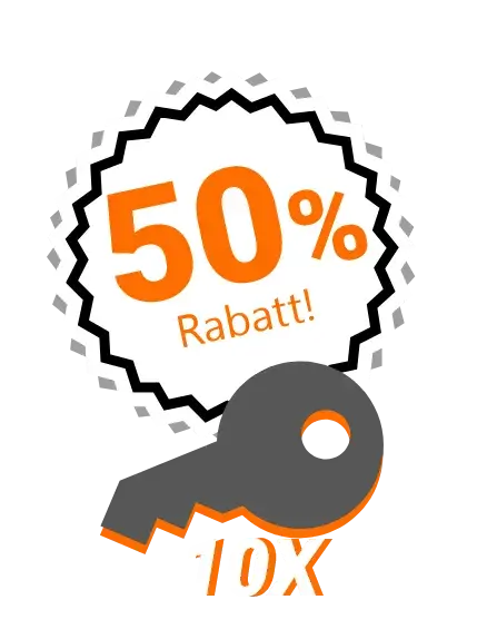 50% Rabatt auf den Kauf von 10 Keys Unlimited