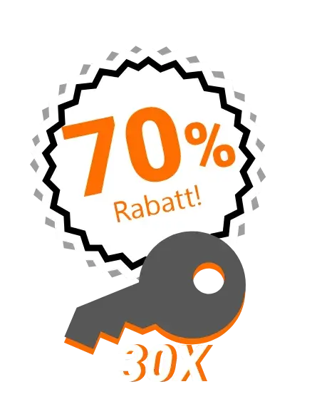 70% Rabatt auf den Kauf von 30 Keys Unlimited